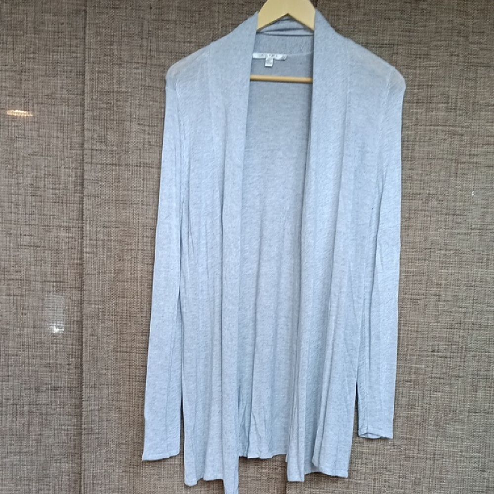 NWOT Cyrus Silver Gray Open Front Cardigan